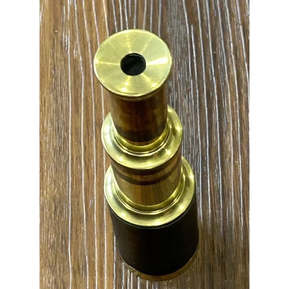 Vintage Military Spyglass TELESCOPE‎ Hand-made 6 inch Spy-GI
